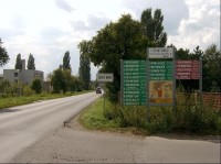 Obec Český Brod: obec ze severu (příjezd od dálnice Praha/Poděbrady)