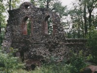 Zřícenina hradu Sigulda (Siguldas pilsdrupas)
