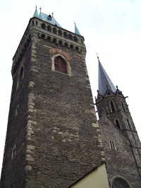 Kolín - Zvonice u chrámu sv.Bartoloměje