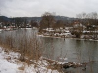 Ohře v zimě: Řeka Ohře