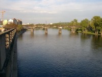Pohled z Hlávkova mostu