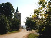 Pohled na kostel: pohled na Farní kostel Nanebevzetí Panny Marie 