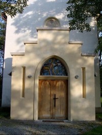 Vchod do kostela Sv. Jana Křtitele