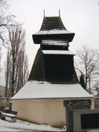 Zvonice na hřbitově v Rakovníku