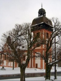 Náměstí Valeč - Kostel Sv.Jana Křtitele
