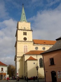 Rokycanský kostel na náměstí T.G.Masaryka
