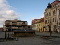 Kašna na náměstí T.G.Masaryka v Rokycanech