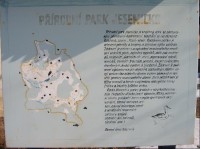 Přírodní park Jesenicko: Infotabule na návsi.