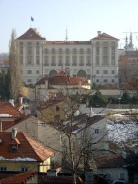 Černínský palác ze severu