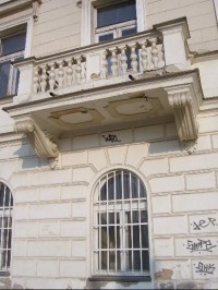 Detail fasády