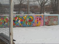 graffiti na Lužinách