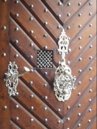 Clam-Gallasův palác - detail dveří