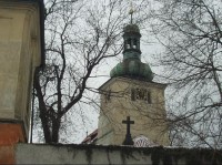 věž kostela sv. Václava na Proseku