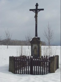 kříž u židovského hřbitova