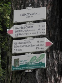 Rozcestí na Lukově - ČTZ
