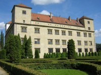  Bučovice - zámek ze zámecké zahrady