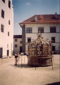 Jindřichův Hradec - nádvoří zámku