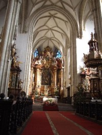 Piaristický kostel - interiér