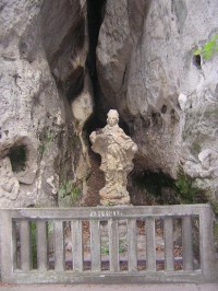 Hruboskalsko - Dračí skály - socha sv. Prokopa