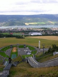 Lillehammer: Skokanské můstky v olympijském středisku