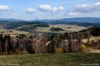 Pohled na Hořice na Šumavě