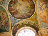 stropní malba kolonády Křížového pramene
