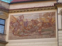 Průhonický zámek- freska