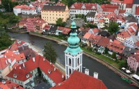 Český Krumlov - pohled z hradní věže