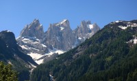 Monte  Pelmo (3 168 m.n.m) z Piè Falcade