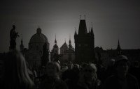 Praha - pohled z Karlova mostu