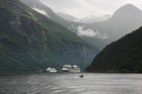 Geirangerfjord Norsko  - červenec 2015