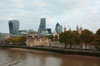 City of London finanční čtvrť a Tower of London  