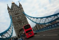 Tower Bridge  Londýn říjen 2015