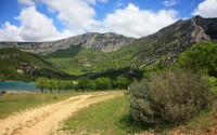 Jezero svatého kříže - Lac de Sainte Croix - FRANCIE