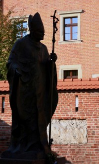 Wawel  - socha Jana Pavla II.