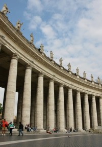 Vatikán - po děšti