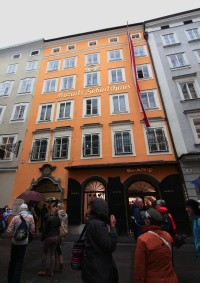 Salzburg- rodný dům  Mozarta