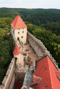 Z věže  hradu Kokořín