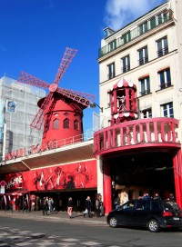 Červený mlýn  (Moulin Rouge)  - Montmartre - Paříž