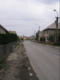 Antošovice - hlavní silnice procházející obcí: Antošovice - hlavní silnice procházející obcí