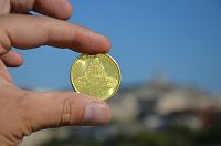 Marseilles - zlatá římská mince