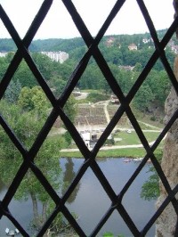 Loket: výhled z hradu Loket
