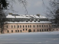 Valašské Meziříčí - zámek v zimě: Valašské Meziříčí - zámek v zimě