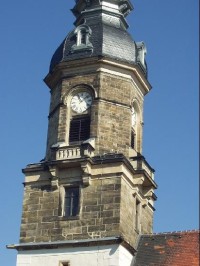 Possendorf - kostelní věž