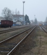 Hlinsko v Čechách, železniční stanice, kolejiště