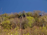 Zamutovské skaly: Pohľad  na hrebeň ˇ%Culkov z Brestovej doliny