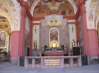 Svatá Hora - bazilika Nanebevzetí Panny Marie, oltář