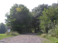 Cesta: Pohled od rozcestníku směrem na Svinec