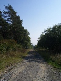Cesta: Kamenitá cesta směrem na Fulnek, červená naučná stezka (bývalá)