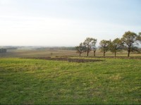 Břehy: Pohled z kopce